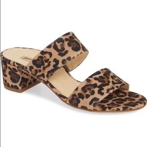 Paul Green Meg Slide Sandal In Leopard Camel